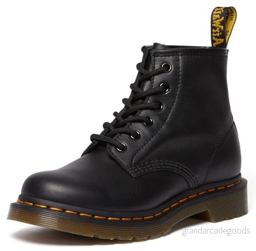 Dr. Martens 101, Amfibier Kvinna, Black Virginia, 37 EU, Svart Virginia 190665552195