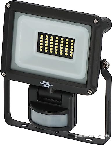 Brennenstuhl LED strålkastare JARO 3060 P (LED för utomhusbruk IP65, 20W, 2300lm, 6500K, med rörelsedetektor och skymningssensor) 4007123684960