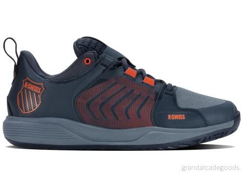 K Swiss Ultrashot Team Tennis Shoe för män, Windward Blue Orion Scarlet Ibis, 44.5 EU 196483285062