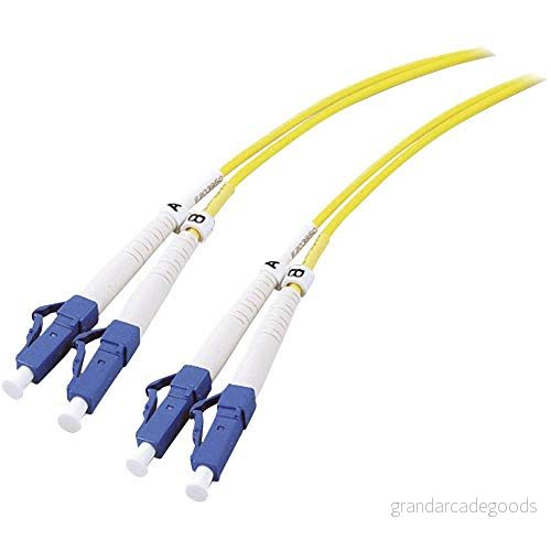 EFB Elektronik O0350.1 duplex jumper LC 9/125, OS2, LSZH, 2,0 mm, 1 m gul 4049759024789
