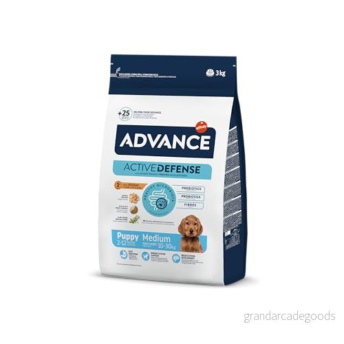 Advance Medium valp, valp hundfoder (215 månader) av medelstora raser med kyckling, 3 kg 8410650150291