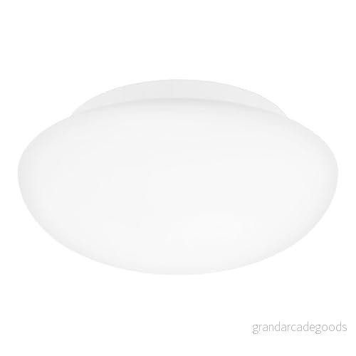 Eglo Ella, taklampa Ø 28 cm, 1 glödlampa vägglampa, av stål och glas i vitt, opal matt, vardagsrum, kök, kontor, halllampa tak, E27 sockel 9002759816360 Eglo Ella, taklampa Ø 28 cm, 1 glödlampa vägglampa, av stål och glas i vitt, opal matt, vardagsrum, kök, kontor, halllampa tak, E27 sockel 9002759816360