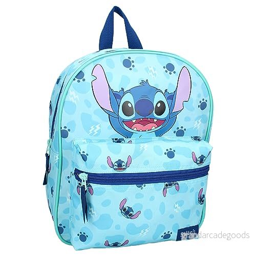 Kidzroom Backpack Stitch ALL GOOD Unisex Ryggsäck för barn, Storlek: One Size, Blue 8712645293403