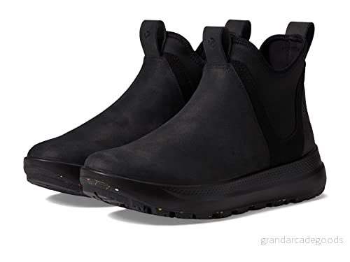 ECCO Solice Chelsea Stövletter, Storlek: 36, Black Nubuck 194890724488