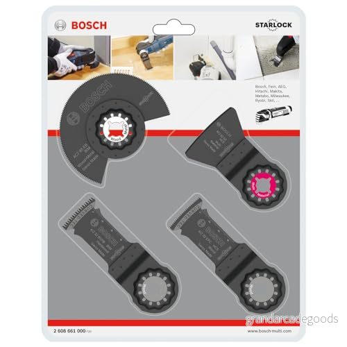 Bosch 4-delars Starlock Golv- och Installationssats Tillbehör för Multiverktyg 3165140555227