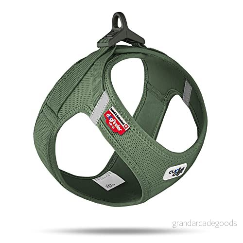 Curli Vest Harness Clasp Air Mesh Moss (M) 7640144829797