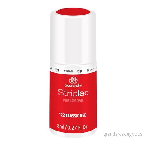 Alessandro Striplac Peel Or Soak 122 Classic Red 8 ml 4025087481227