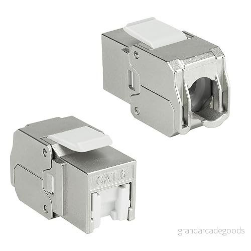 ACT Keystone RJ45 modul CAT6 skärmad metall kvinnligt nätverk för 19" patchpanel hög densitet TD6025 8716065532173