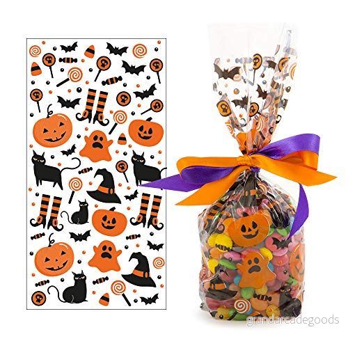 Decora 0855937 20 Spider Bags 12,5+3 X 24 Cm Halloween 8024622067465
