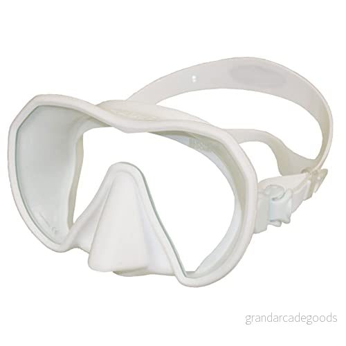 Beuchat Maxlux S dykmask för smala ansiktsformer, färg: vit 3278551512854