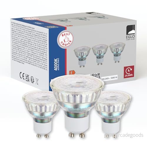 EGLO LED glödlampa 4.5W/840 375 lumen 3 pack GU10 9008606275809