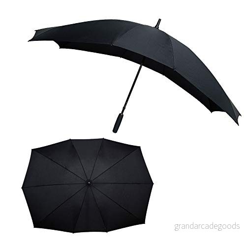 Falcone Duo Umbrella 148 cm Black 8713414809641