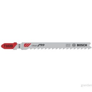 Bosch Sticksågsblad T102D Clean för PP – 5 Stk 3165140691482 Bosch Sticksågsblad T102D Clean för PP – 5 Stk 3165140691482