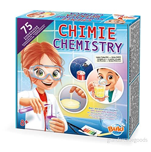 Buki France Vetenskapsspel Kemi 75 Experiment 3700802100355