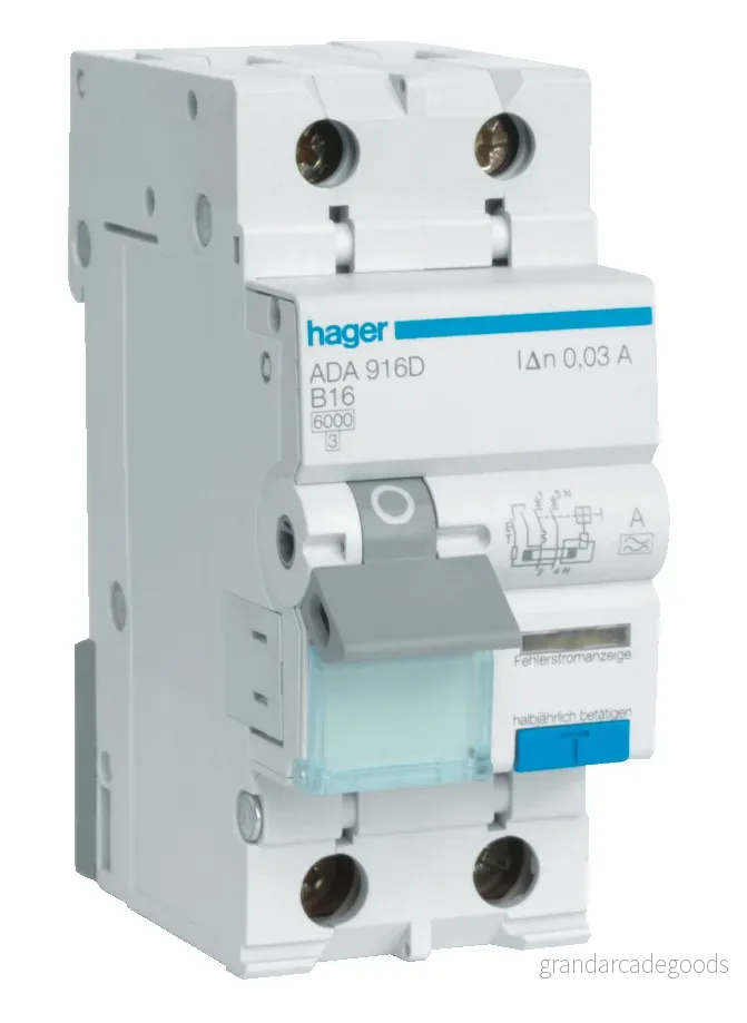 Hager Rcbo 1p+n 6ka c 16a 30ma a 3250611011095