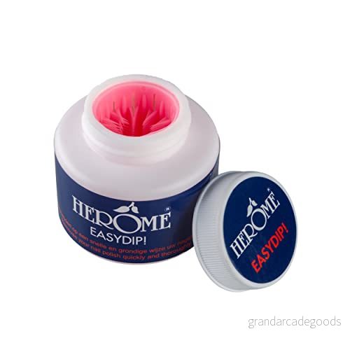 Herome Easy Dip nagellacksborttagning 1 st. Liten burk med mild inbyggda borstar 8711661122148