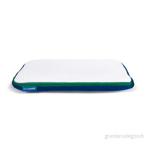 Aerosleep SafeSleep 3D babykudde temperaturreglering fuktabsorption antiallergisk antibakteriell maskintvättbar 100% PES 30 x 46 cm vit 5413421811424