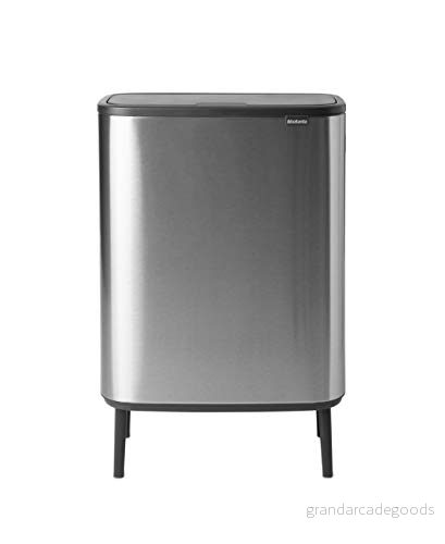 BRABANTIA Papperskorg Bo Touch Bin HI 60L Matt Stål 8710755130267