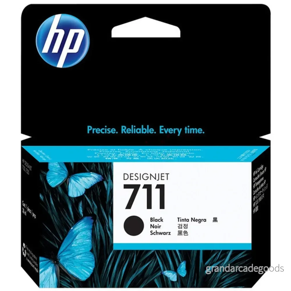 HP 711 / CZ129A Bläckpatron Svart 886112890667