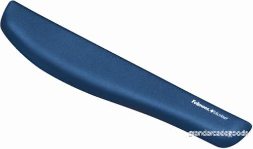 Fellowes 9287302 PlushTouch matta handledsstöd med mikroban blå 43859718931