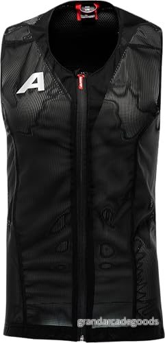 ALPINA PROSHIELD JUNIOR VEST flexibel, ventilerande och individuellt justerbart ryggskydd för barn, svart, 128 4003692298331