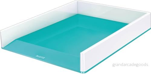 Leitz WOW Brevkorg, A4, vit/isblå, 53611051 4002432122011