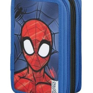 Scooli Tripledecker Spider Man fyllt skolfodral med högkvalitativa pennor och tillbehör perfekt för skola, fritid på språng från 6 år 4043946319511 Scooli Tripledecker Spider Man fyllt skolfodral med högkvalitativa pennor och tillbehör perfekt för skola, fritid på språng från 6 år 4043946319511