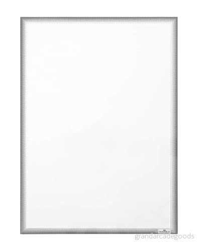 Durable 502257 infoficka A3 statisk cling, UV beständig för glasytor, grå, 5 pack 4005546732473
