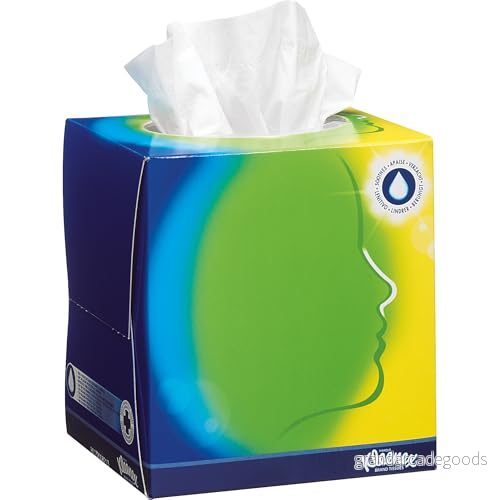 Kleenex Ansiktsservetter 8825 - 1 paket med 56 pappersservetter 5033848033775