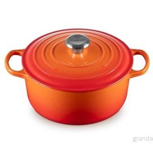 Le Creuset Cocotte rotonda 24 cm 4.2L Orange 24147260769 Le Creuset Cocotte rotonda 24 cm 4.2L Orange 24147260769
