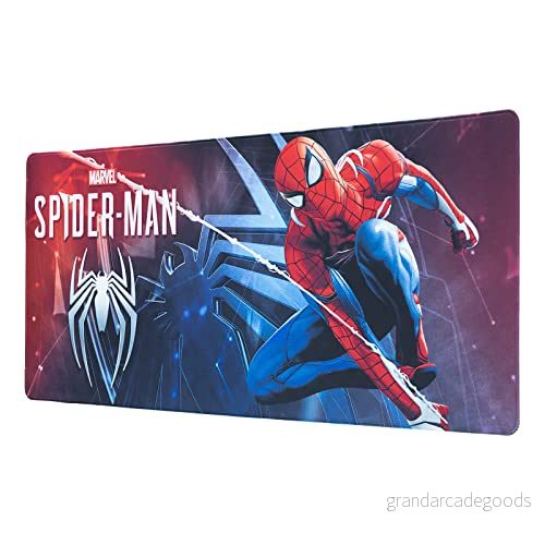 Grupo Erik Marvel Gamerverse Spider Man XXL Mouse Mat Desk Pad 31.5" x 13.78" Non Slip Rubber Base Pad, Gaming Keyboard Gifts 8435497285906