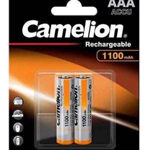 Camelion HR03 1,2 V 1100 mAh AAA mikro nickelmetallhydrid uppladdningsbart batteri (paket med 2) 4260033151940 Camelion HR03 1,2 V 1100 mAh AAA mikro nickelmetallhydrid uppladdningsbart batteri (paket med 2) 4260033151940