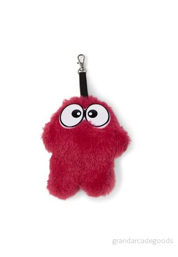 ergobag Hangies skolväska tillbehör nyckelring för barn, pojkar och flickor, Frida Fluffi Rosa, Einheitsgröße, Skolväskor 4057081082391