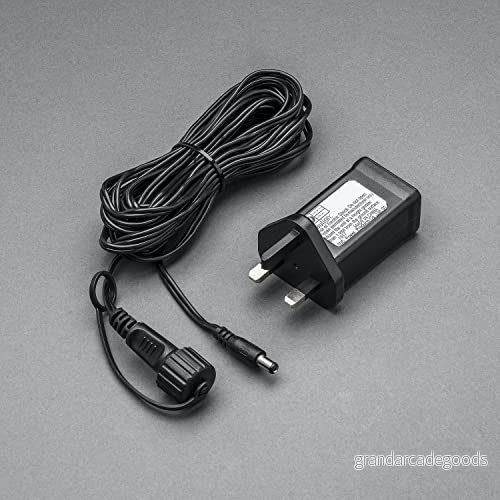 Konstsmide 4800 007 LED Hightech System/anslutningskabel för 1040 dioder eller 100 meter/för utomhusbruk (IP44)/31 V elektronisk utomhus transformator, svart mjuk kabel 7318308000077