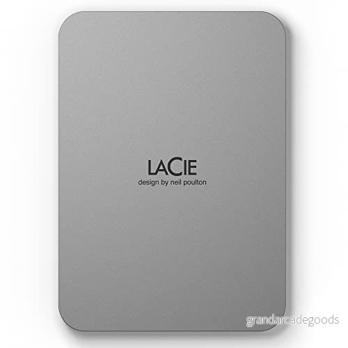 LaCie Mobile Drive Extern Hårddisk 1TB Silver 8719706043540
