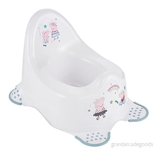 keeeper Greta Gris Babygryta, från cirka 18 månader till ca 3 år, halkfri funktion, Adam, Nordic White 4052396080544