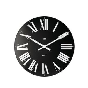 Alessi Firenze Väggklocka, Svart 8003299360468