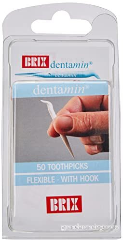 BRIX Dentamin" tandpetare (50 st.), vit 5709587061316