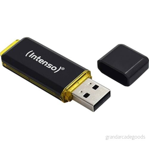 Intenso 3537490 USB minne Höghastighetslinje, 64GB, Svart 4034303026845