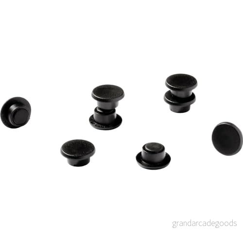 Durable 475101 Rund magnet ø 15mm , storpack, svart, 20 stycken 4005546471167
