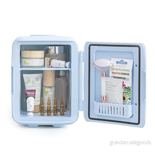 InnovaGoods® Mini kylskåp för färska kosmetika, håller kosmetikan fräsch och redo att använda, kompakt lätt design, perfekt badrummet sminkbordet. 8435527824419