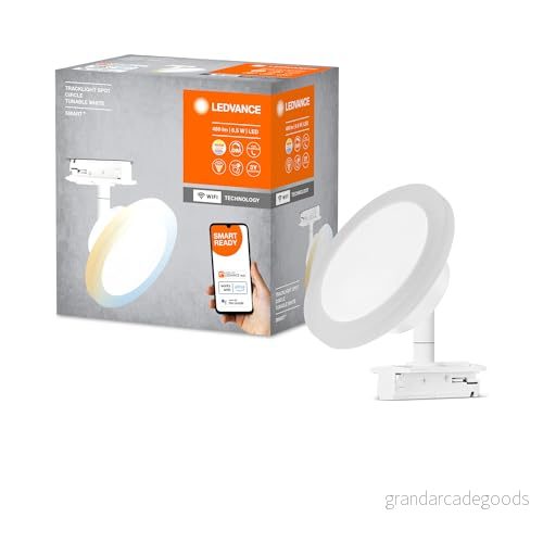LEDVANCE SMART+ Tracklight WiFi-skensystem ljushuvud, vitt, 6,5W, 480lm, riktat huvud, justerbart vitt ljus (3000K-6500K), appkontrollerbar, kompatibel med Amazon, Google, etc. 4058075759749 LEDVANCE SMART+ Tracklight WiFi-skensystem ljushuvud, vitt, 6,5W, 480lm, riktat huvud, justerbart vitt ljus (3000K-6500K), appkontrollerbar, kompatibel med Amazon, Google, etc. 4058075759749