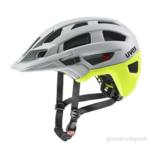 uvex finale 2.0 säker mtb hjälm för kvinnor och män individuell justerbar passform utbyggbar med LED ljus rhino neon yellow matt 52 57 cm 4043197345413