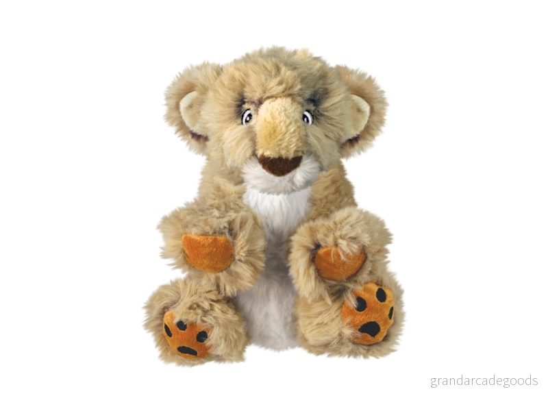 KONG Comfort Kiddos Lion - Hundhundleksak med avtagbar gnisslare 35585360300