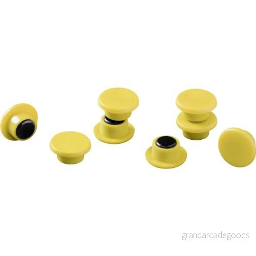 Durable 475104 Rund magnet ø 15mm , storpack, gul, 20 stycken 4005546471198