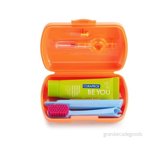 Curaprox Travel SET Kroppsvård set, Storlek: One Size, Orange 7612412429893