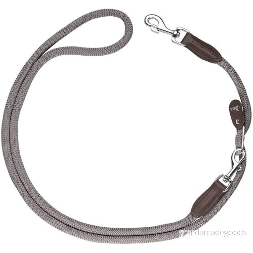 HUNTER FREESTYLE Vario koppel för hundar, robust, väderbeständig, 1,0 x 260 cm, grå 4016739465337