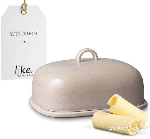 like. by Villeroy & Boch Perlemor Home smörask, smörask i porslin keramikstil 4003686423107