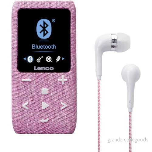 Lenco Xemio 861PK MP3/MP4 Player with Bluetooth® 8GB Micro SD Card Pink MP3 spelare 8 GB 8711902042693