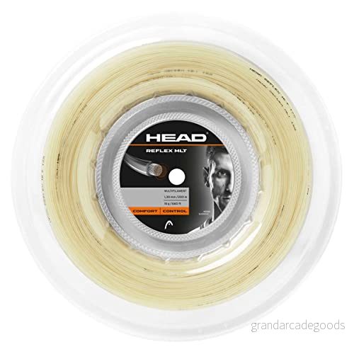 HEAD unisex vuxna reflex MLT rulle tennissträng, naturlig, 17 726424106509